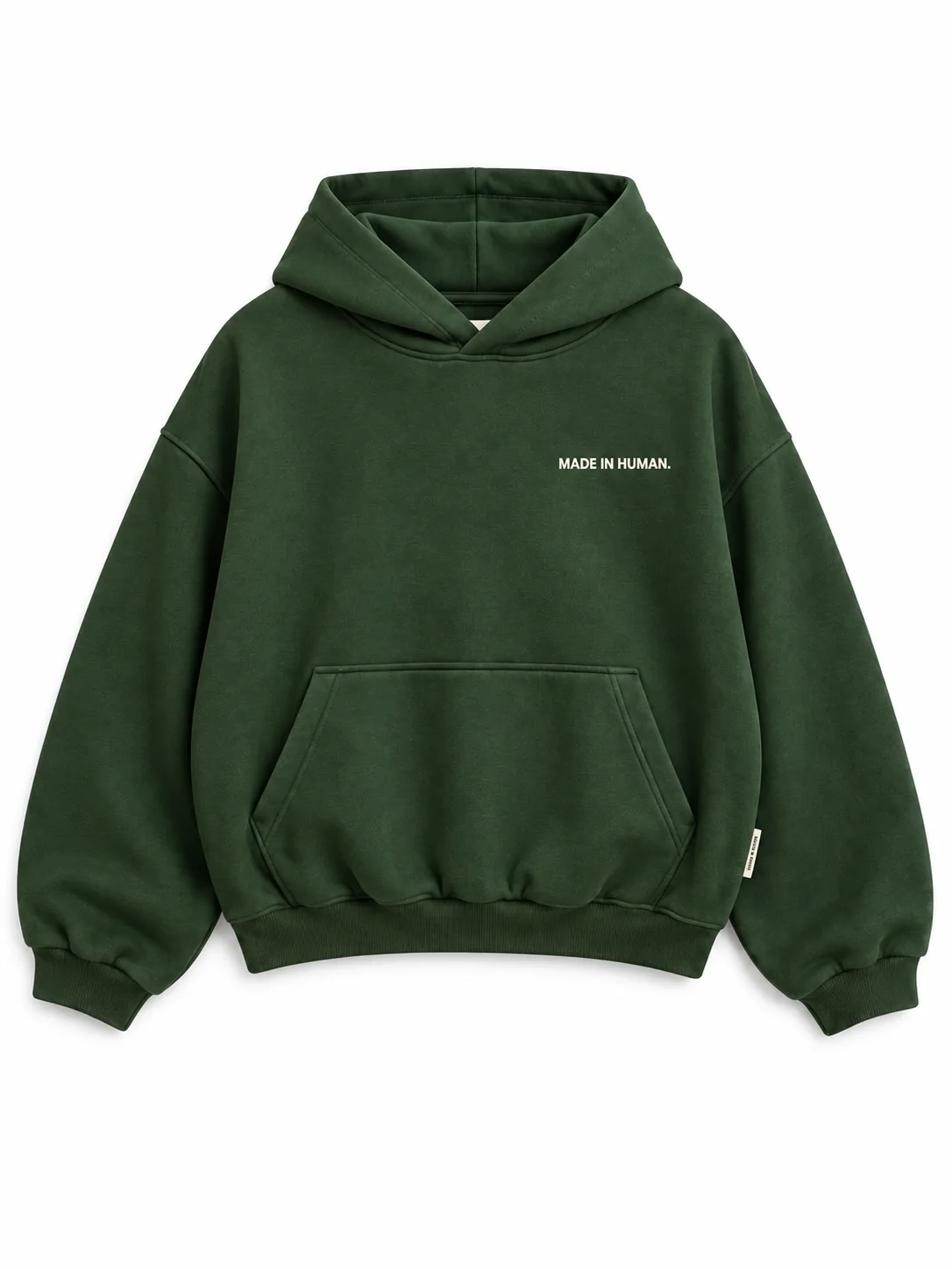Culture Hoodie in Forest, front view